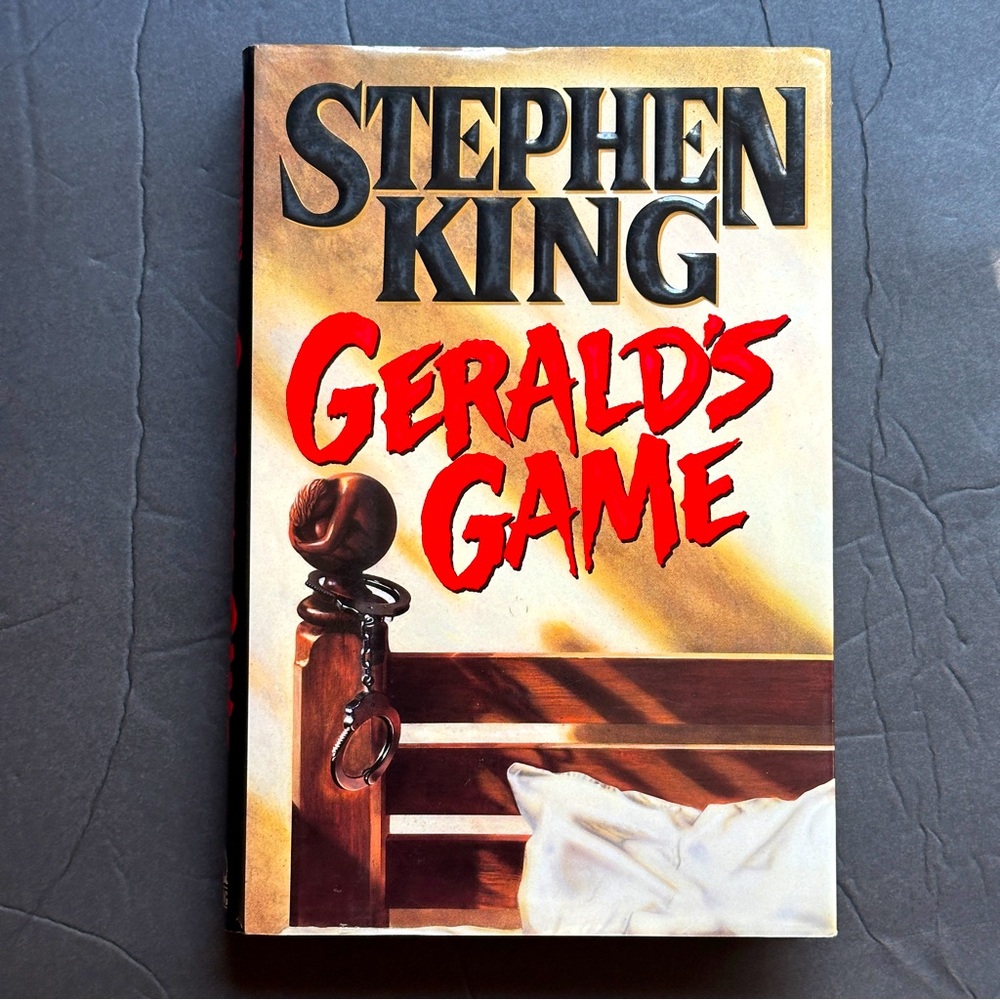 Gerald's Game by Stephen King (1st Edition) | Fiction, Horror | Hardcover Book